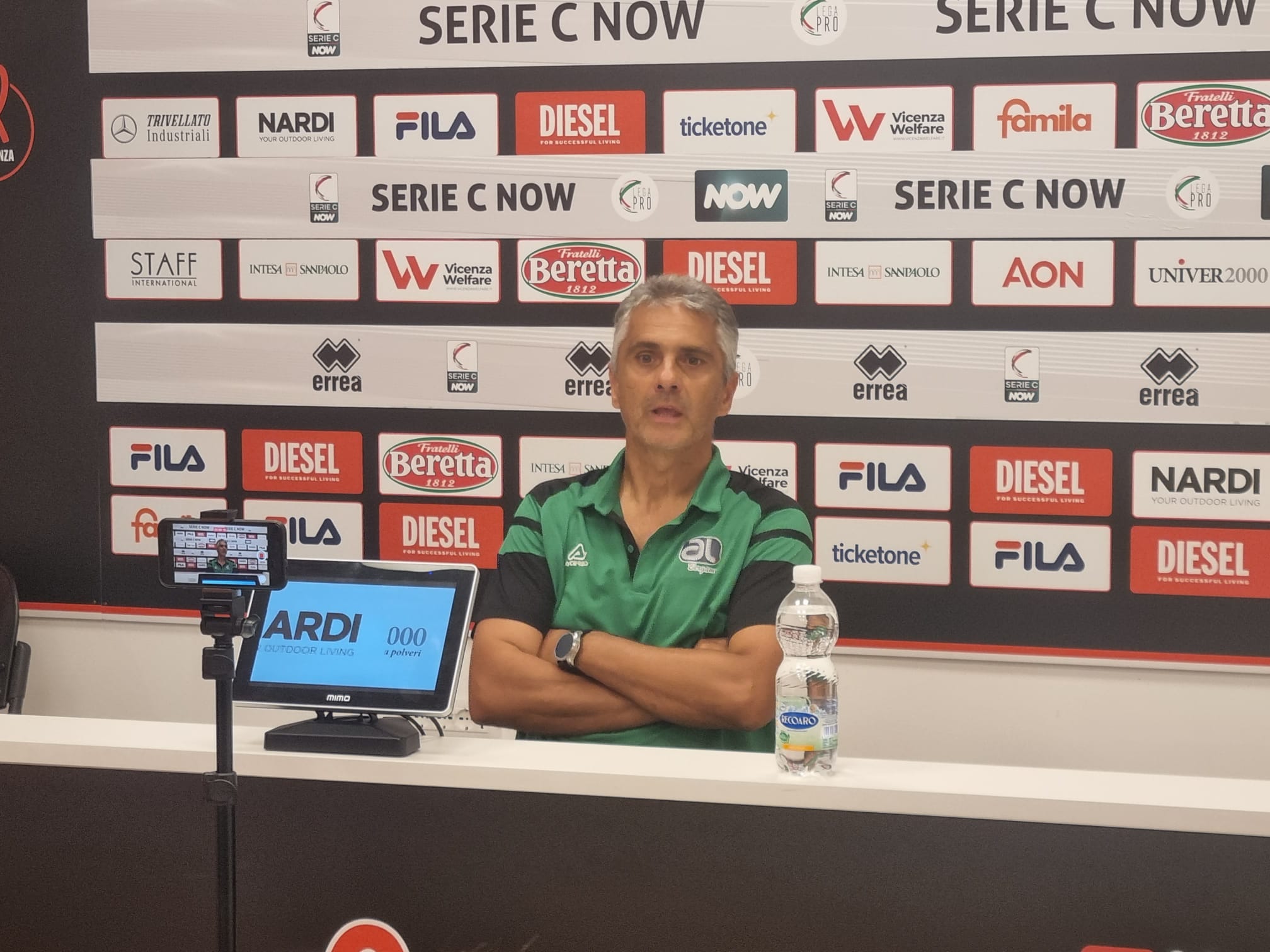 Il tecnico dell'Albinoleffe Lopez