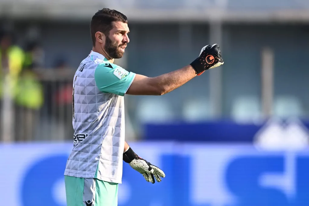 Il portiere della Virtus Verona, Enrico Alfonso