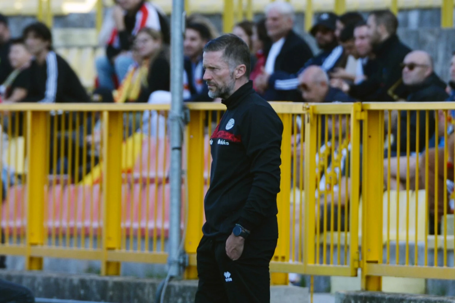 L'allenatore del Lecco Federico Valente