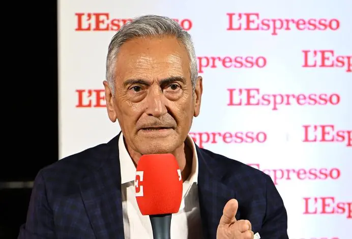 Il numero uno della Figc Gabriele Gravina