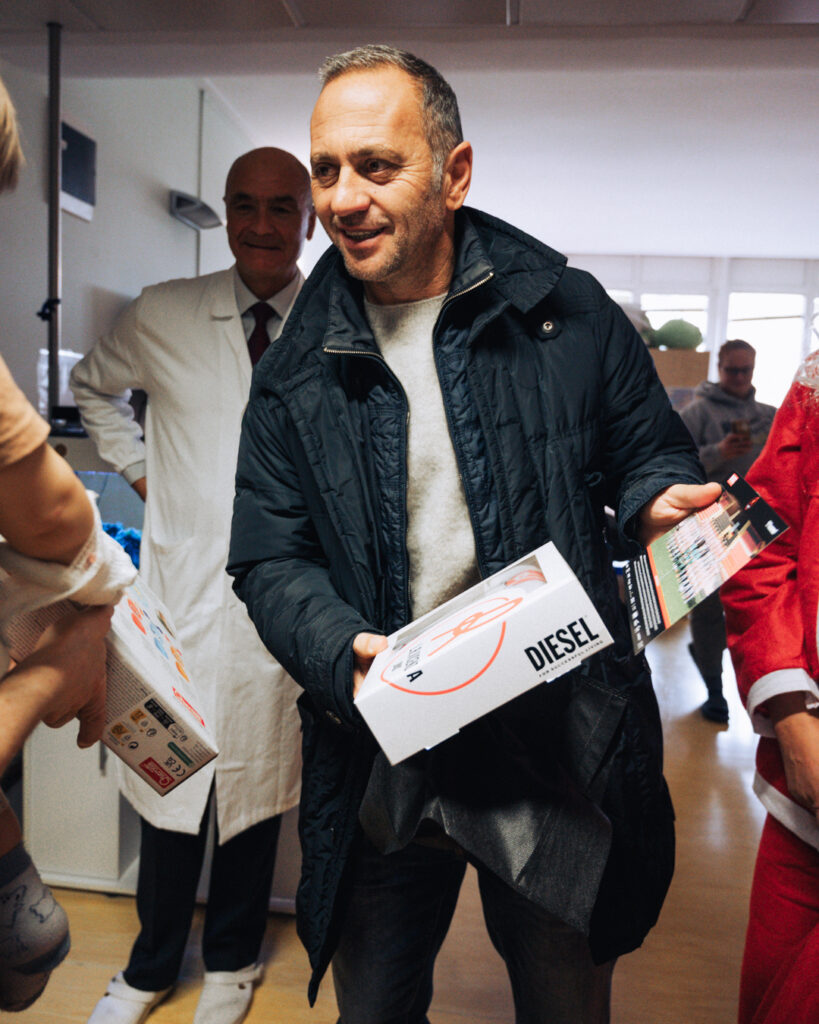 Fabio Gallo all'ospedale San Bortolo