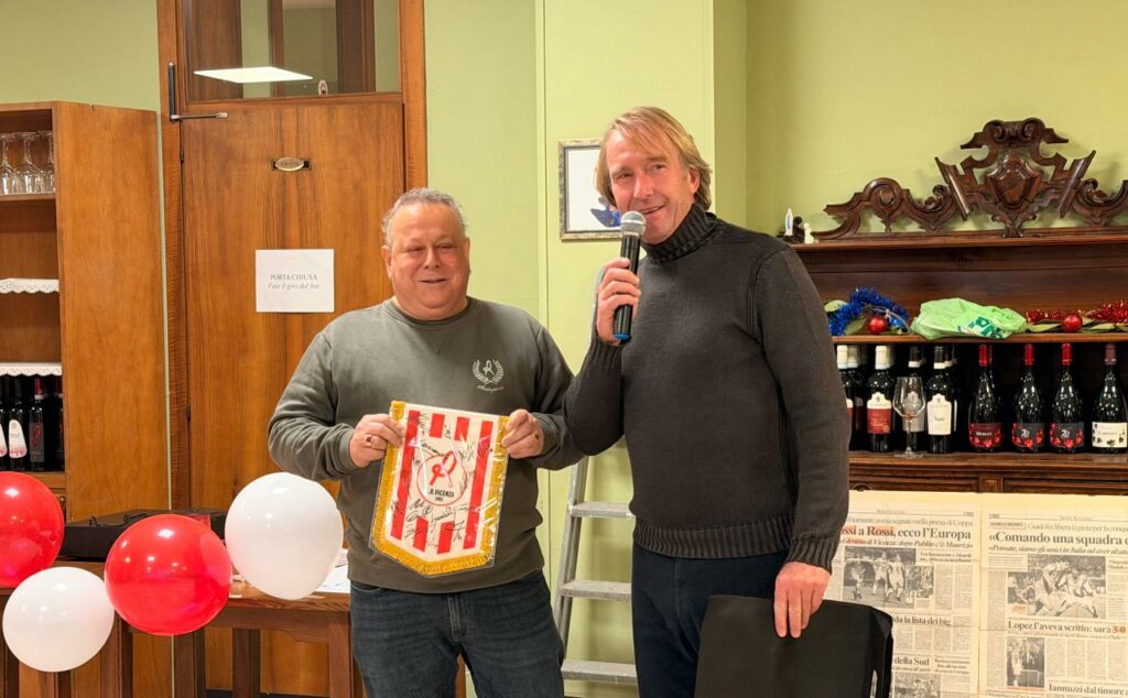 Il dg Seeber con il presidente del club Zulian