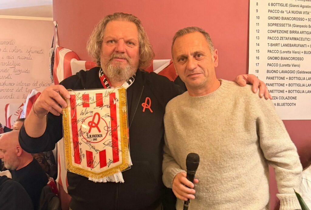 Gallo e il presidente Venzi