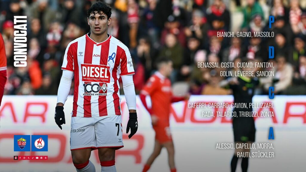 I convocati biancorossi