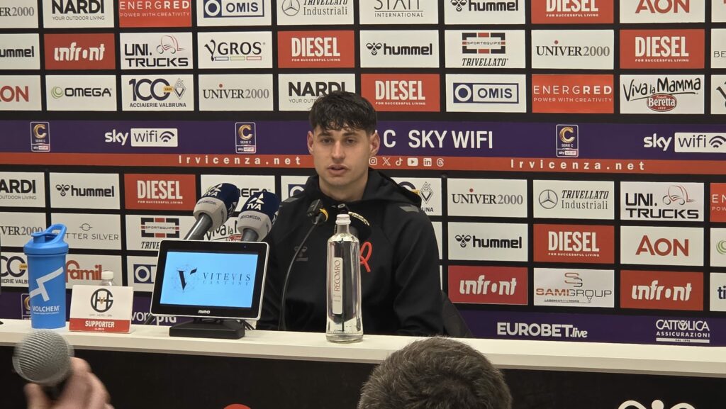 Alessio dopo gol Cittadella