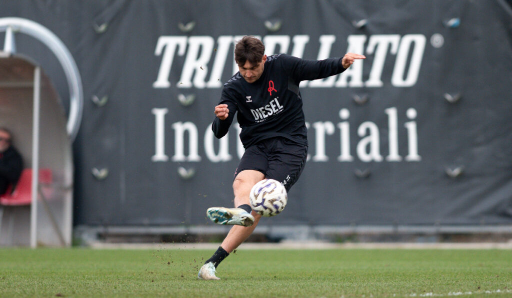 Filippo Alessio in allenamento