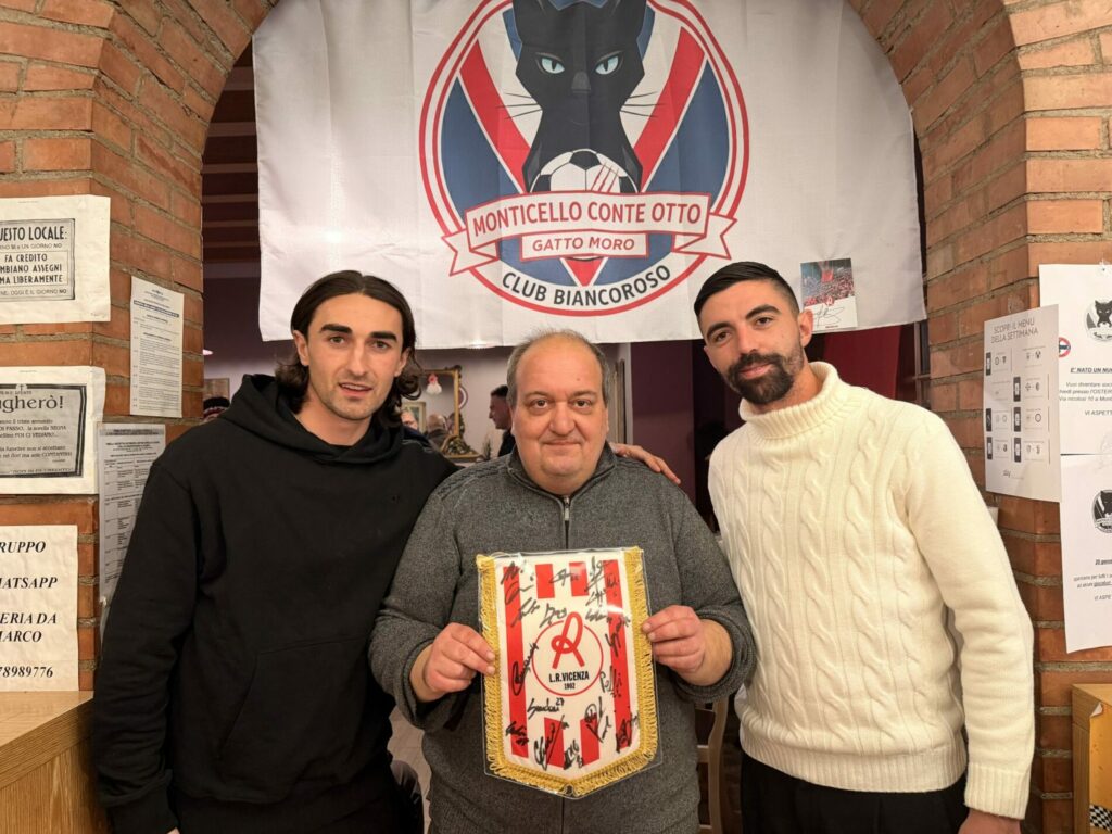 Rada e Vitale con il presidente Migliorini