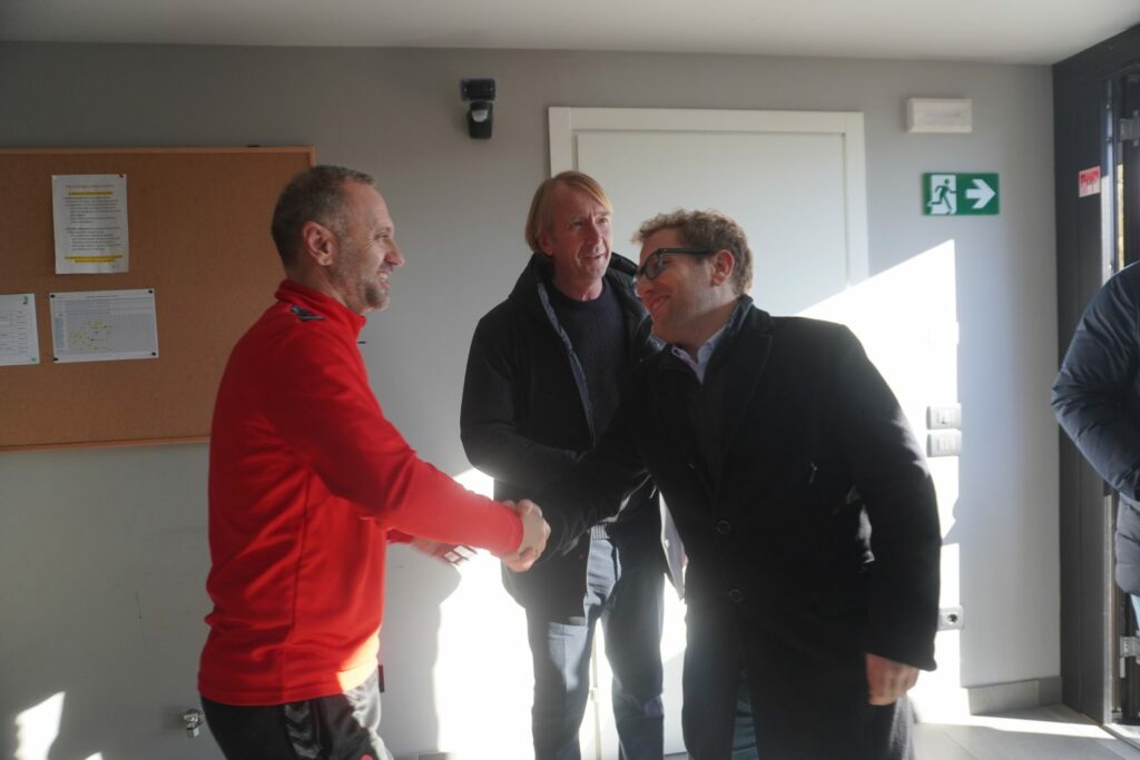 Visita del Comune e del tifo del Vicenza