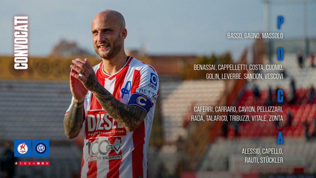 Convocati per Vicenza-Inter U23
