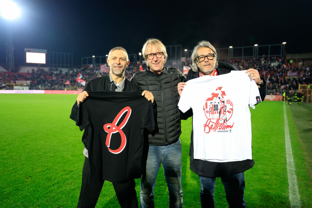 Zamuner con Seeber e il presidente Rosso