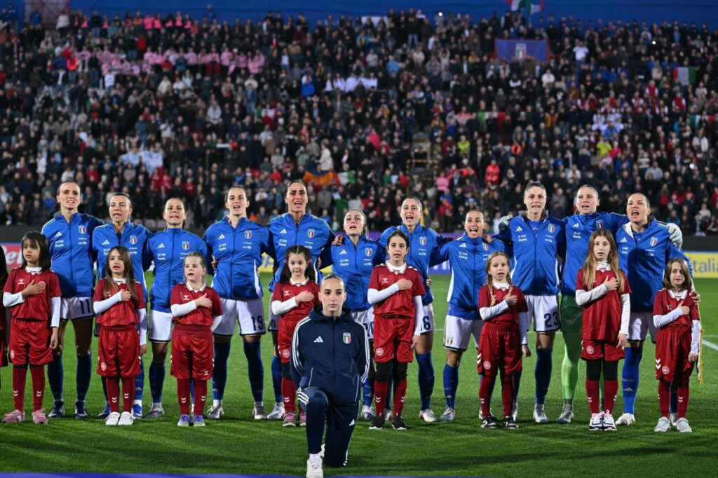 La Nazionale schierata