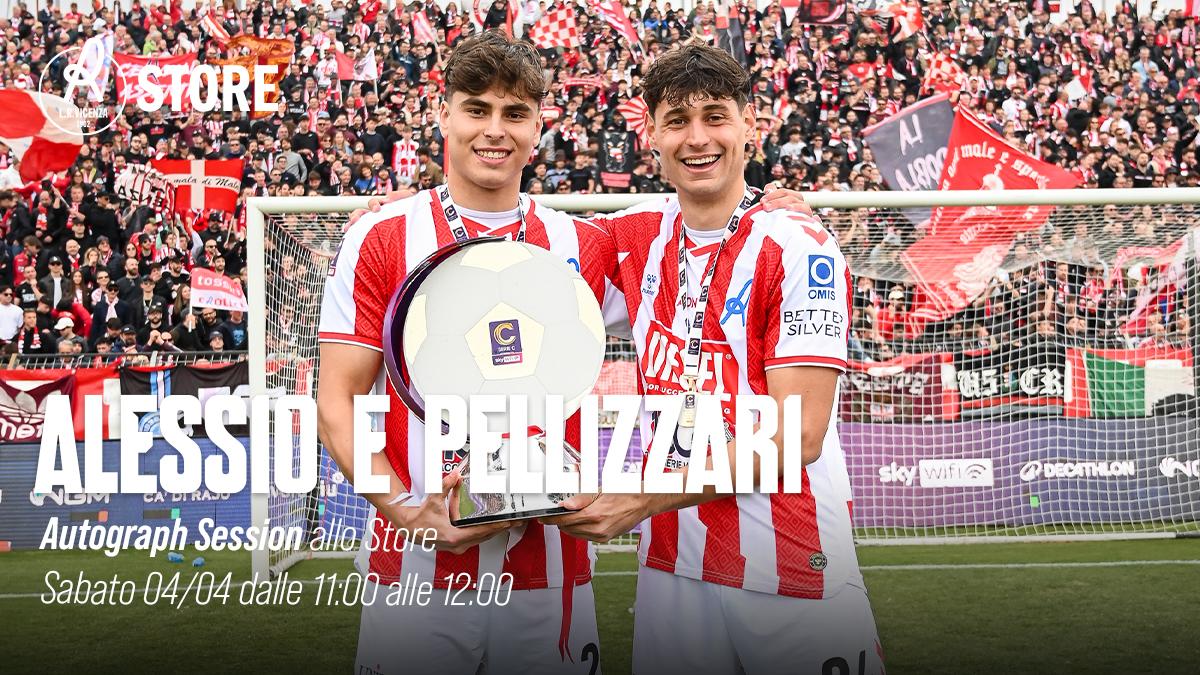 Alessio e Pellizzari allo store del Menti