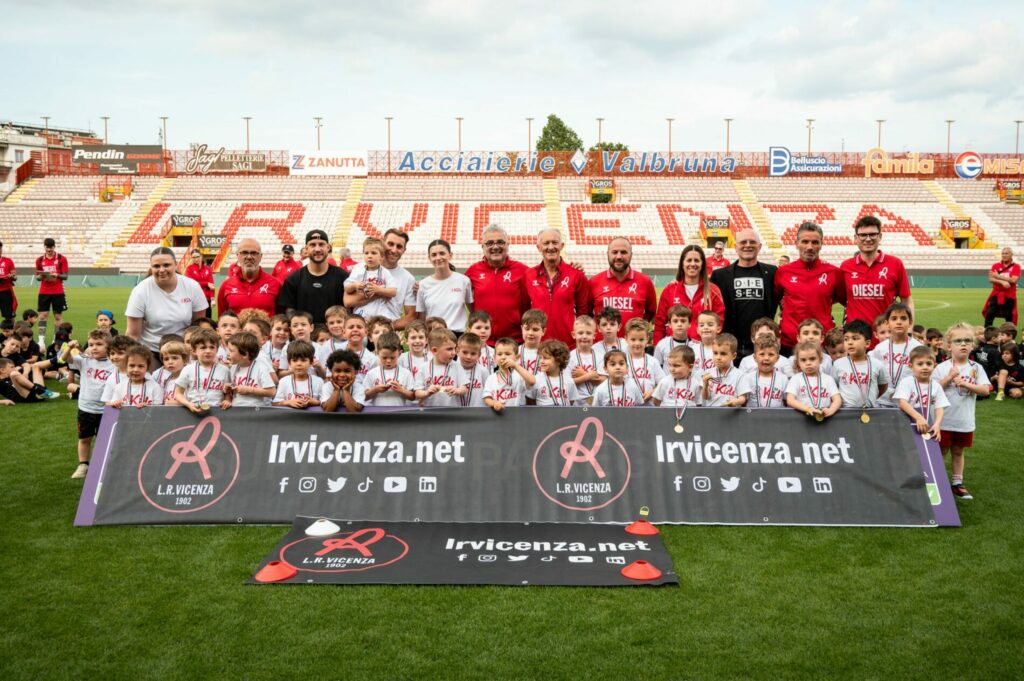I piccoli biancorossi in posa